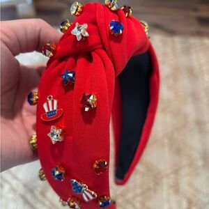 Red Embellished Headband